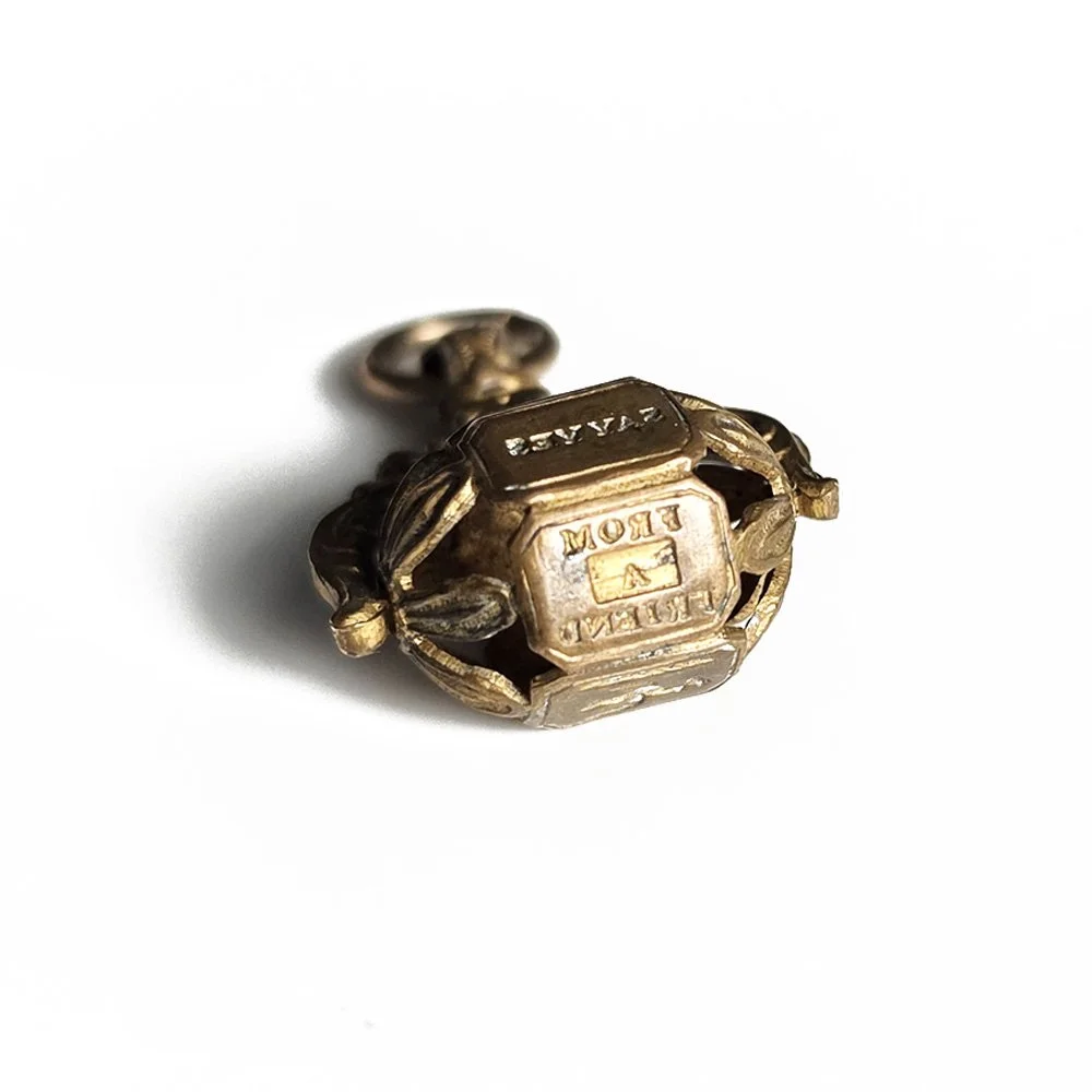 Georgian Spinning Correspondence Fob