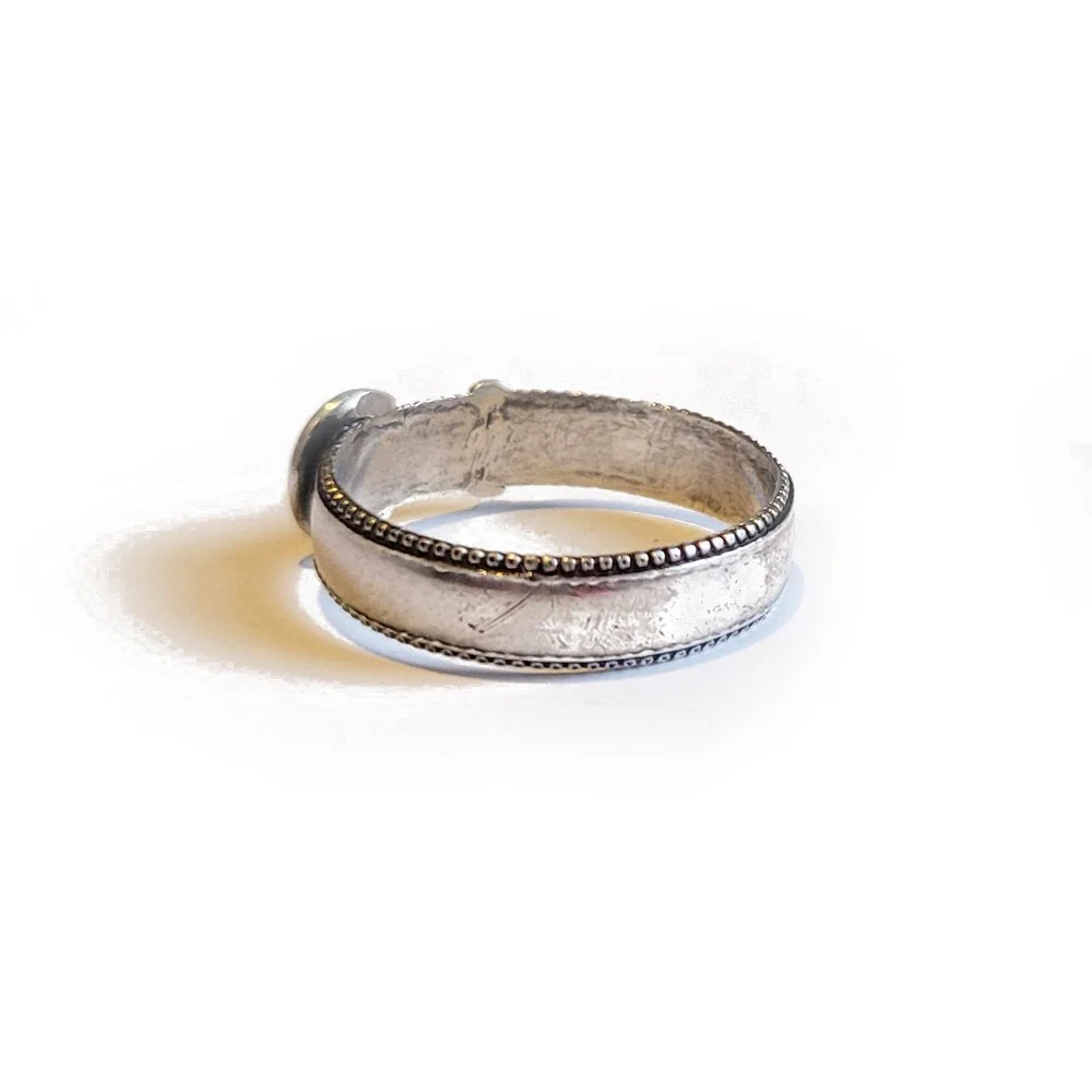 Victorian Silver Buckle Ring
