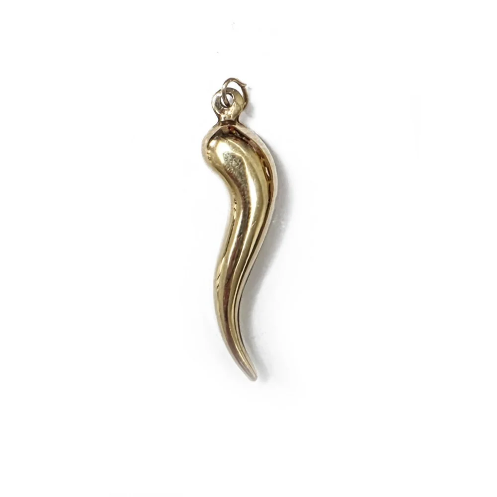 Vintage 9ct Gold Cornicello Pendant