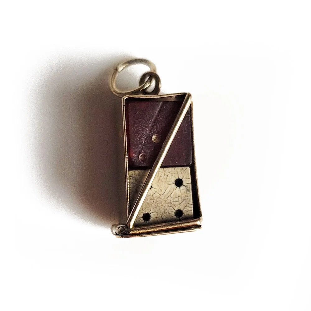 Vintage Dice Holder Pendant