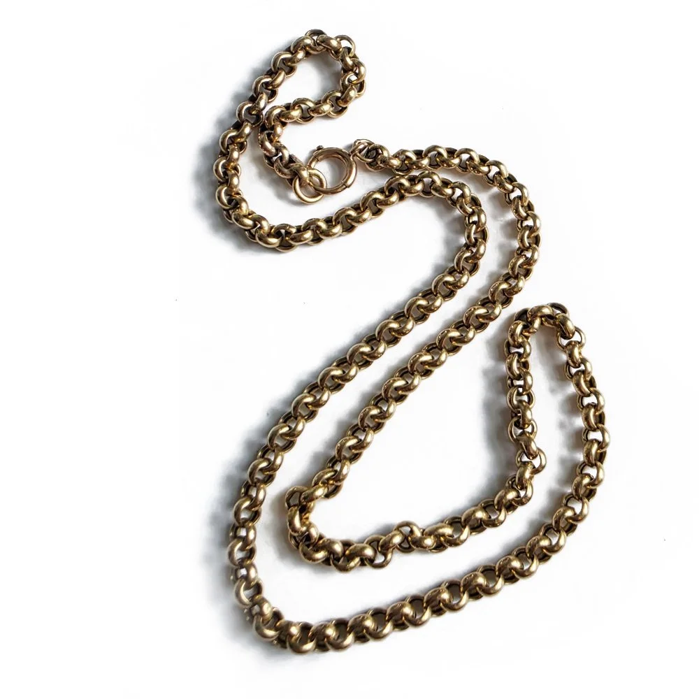 Fabulous Victorian 9ct Gold Rollo Chain