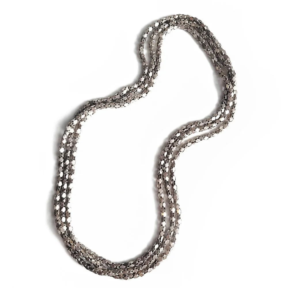 Antique Silver 'Chain Mail' Longguard Chain
