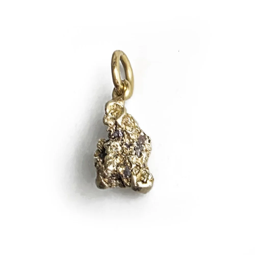 Gold Nugget Pendant