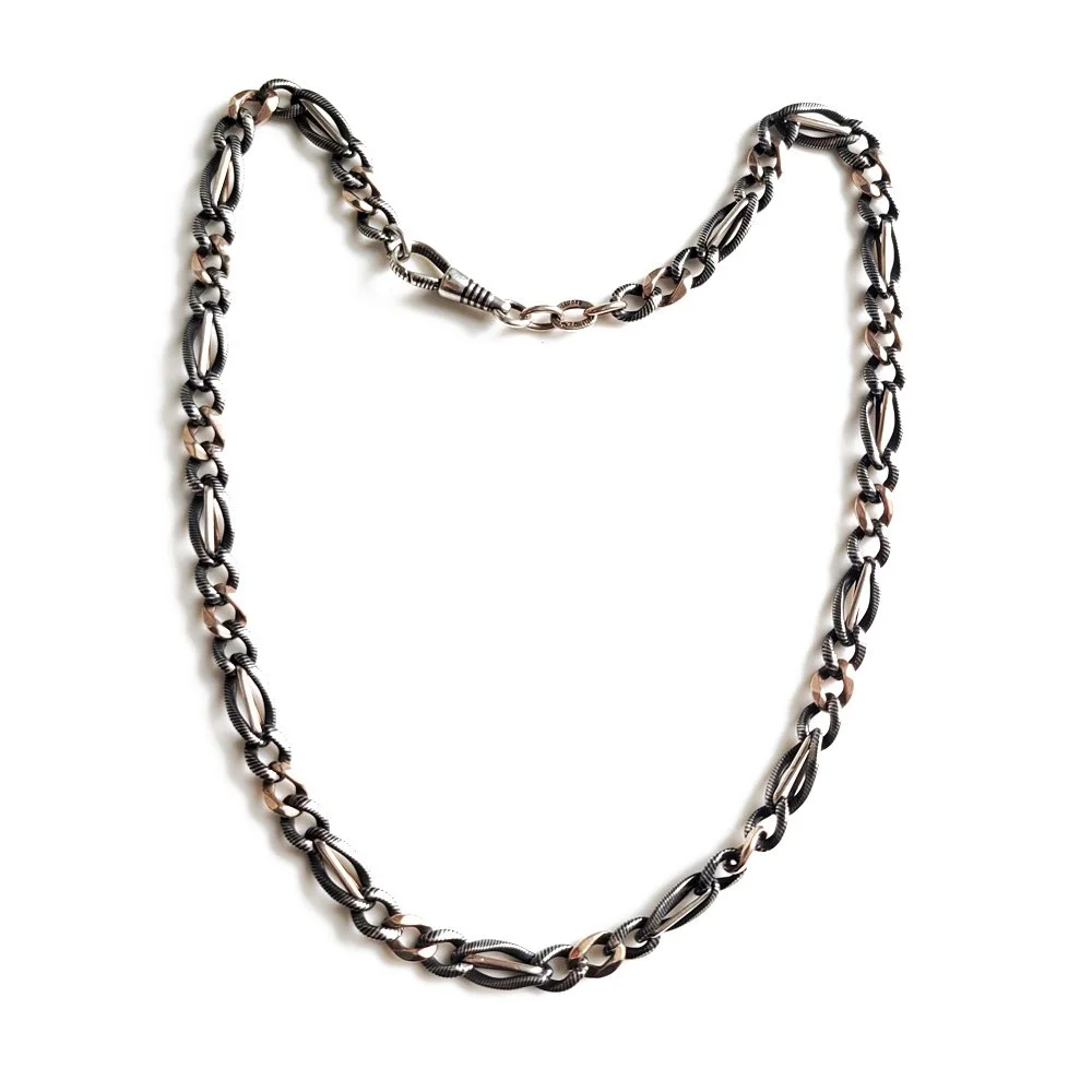 Victorian Niello Chain
