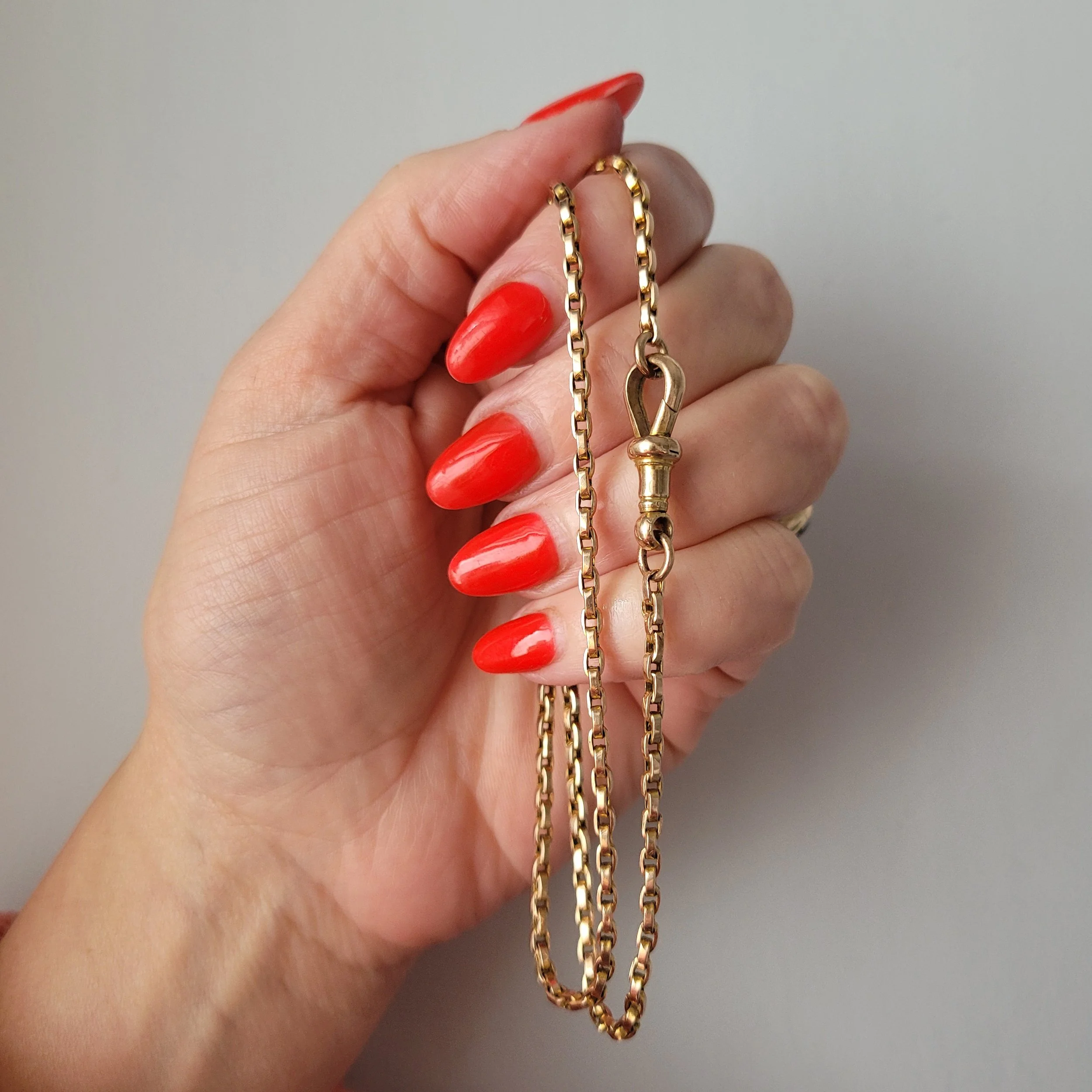 Antique Flat Sided Belcher Chain