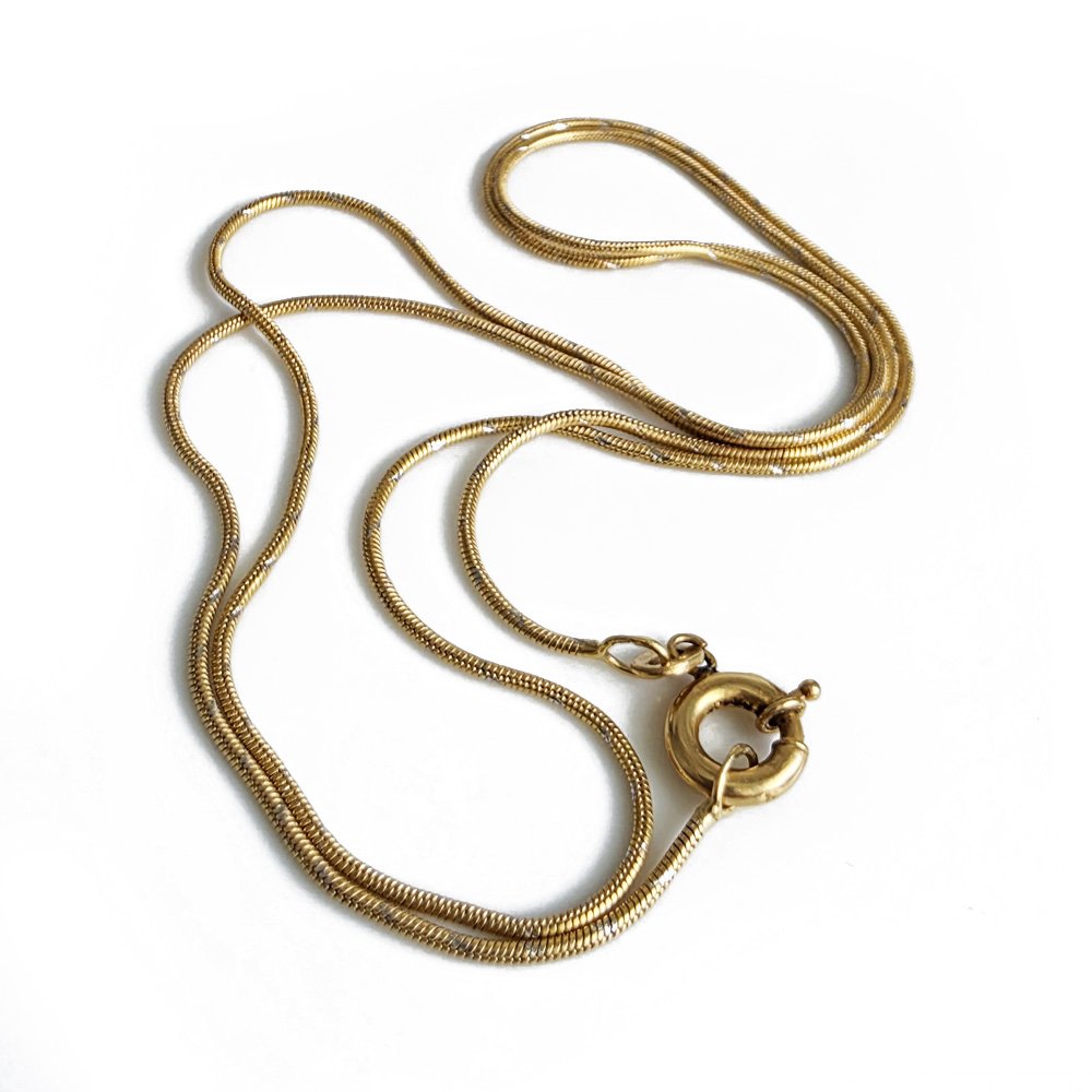 Super Slinky 18ct Gold Bi-Colour Snake Chain