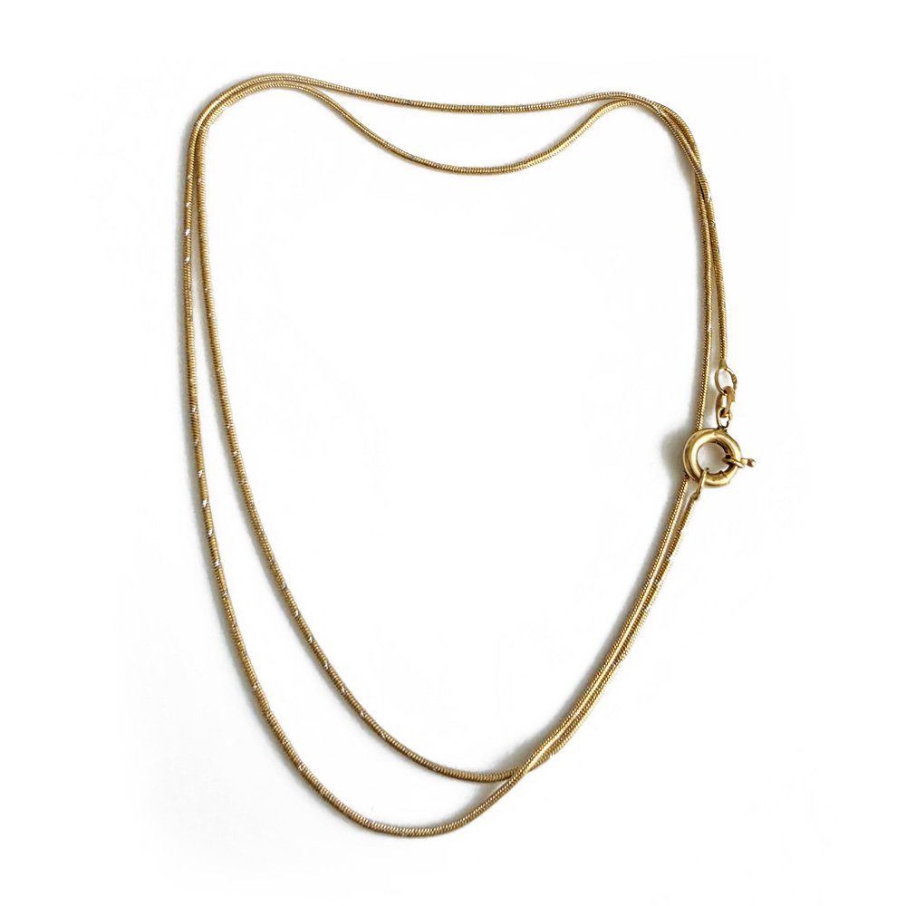 Super Slinky 18ct Gold Bi-Colour Snake Chain