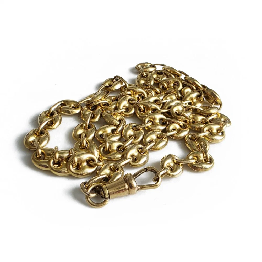Mega 18ct Gold Puffy Mariner Chain