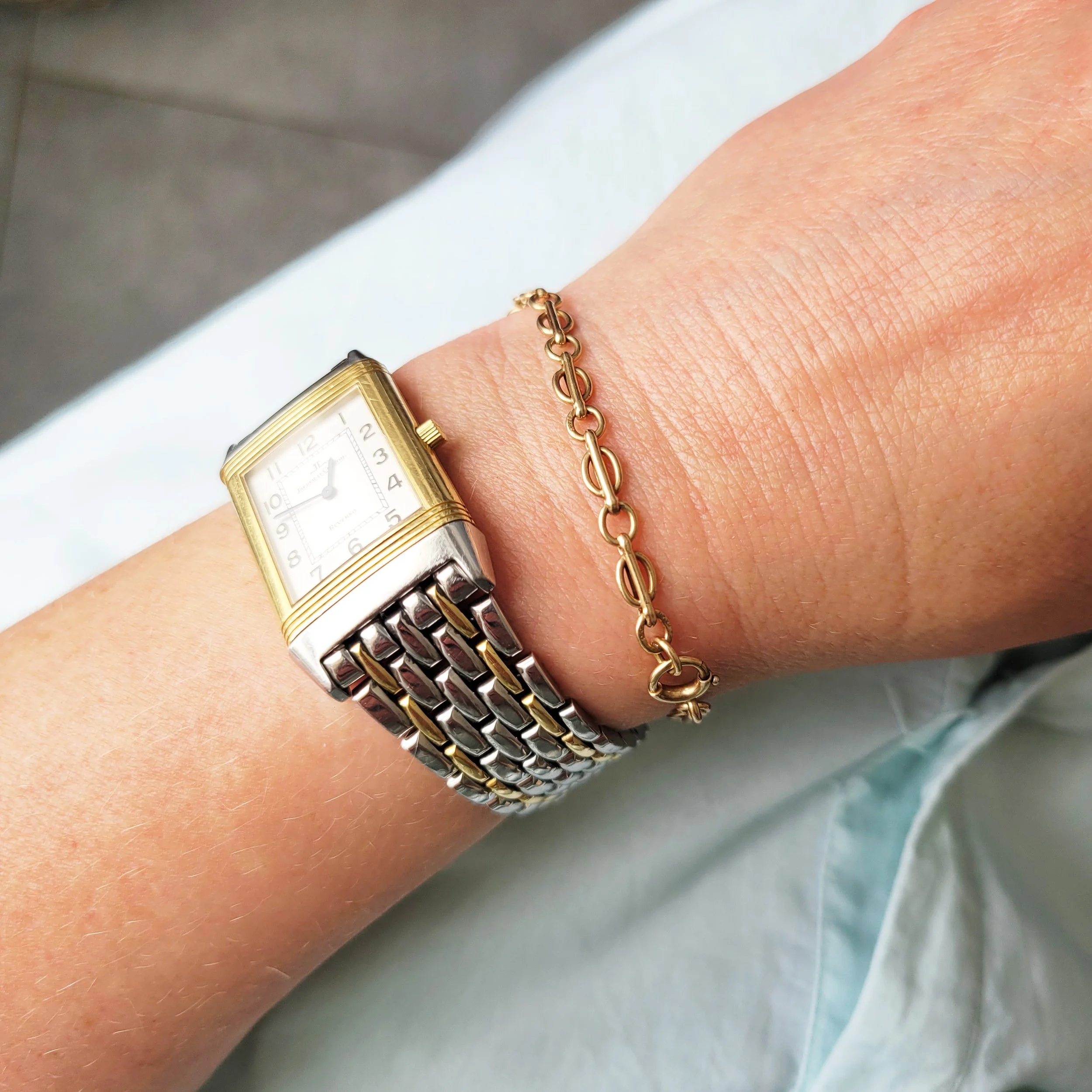 1940s 9ct Gold Fancy Link Bracelet