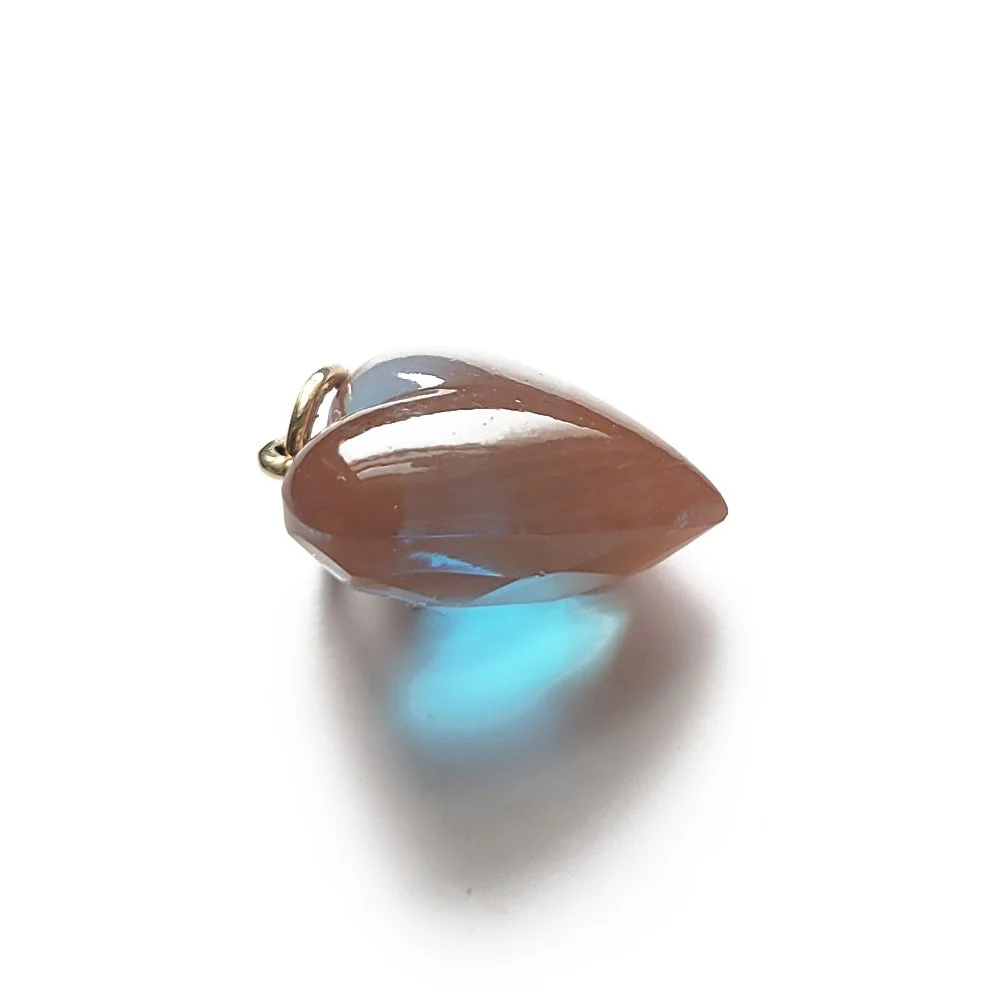Victorian Saphiret Heart Pendant