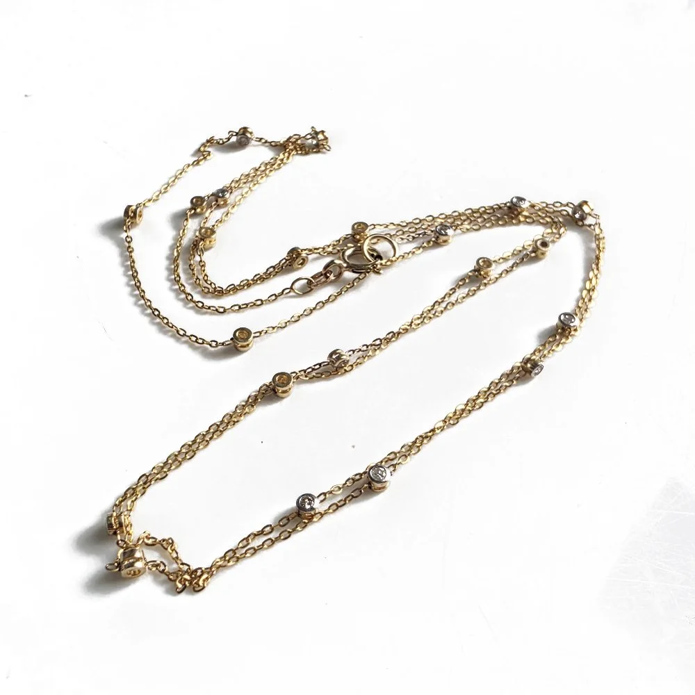 Vintage Diamond Station Chain
