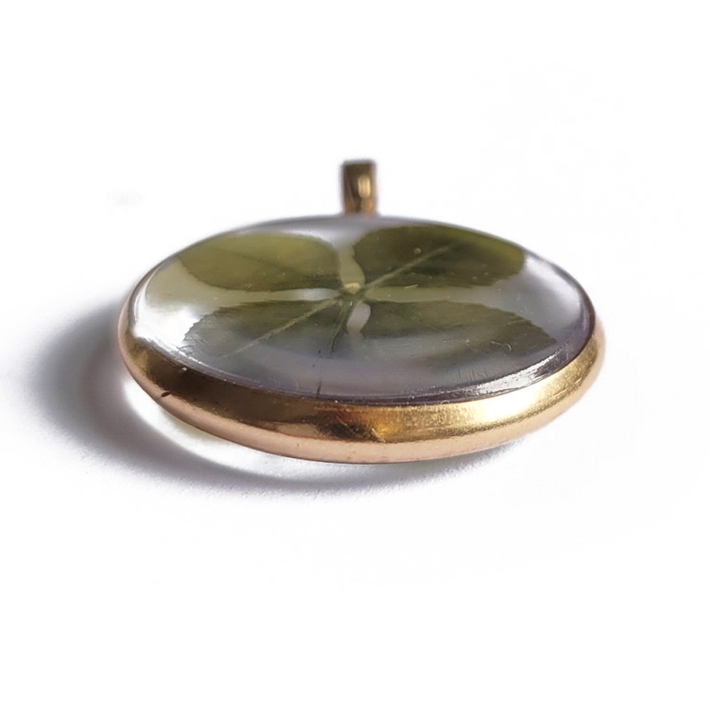 Antique Four Leaf Clover Locket