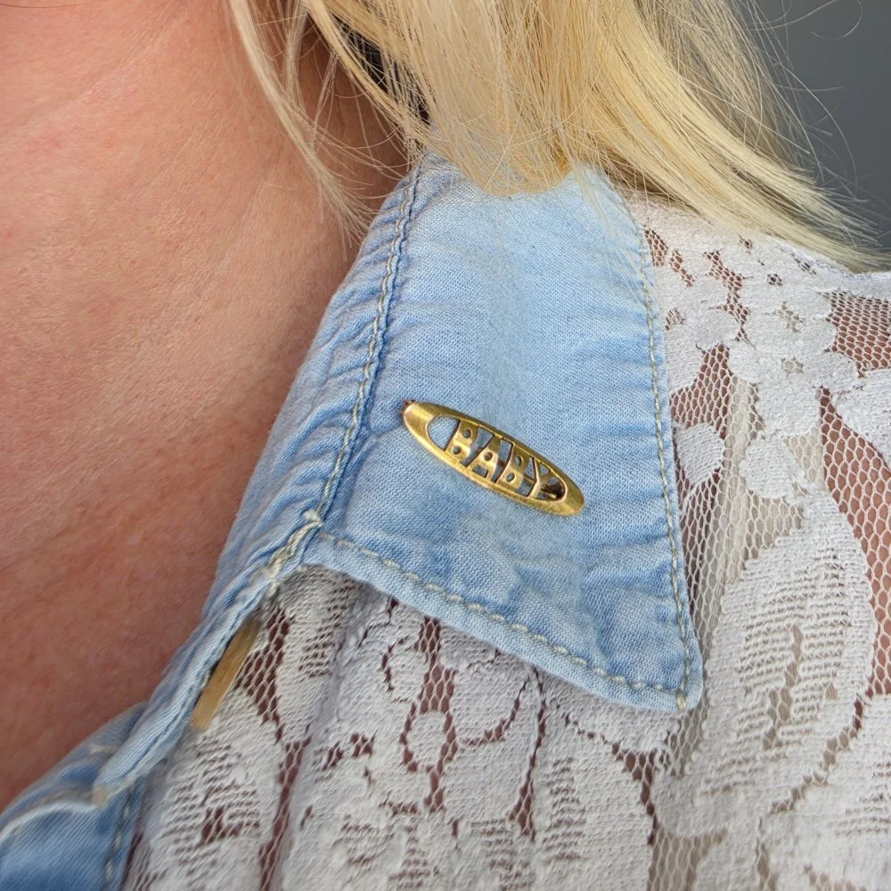 Antique 9ct Gold 'Baby' Brooch