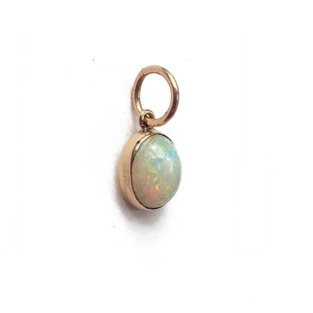 Magical White Opal Pendant