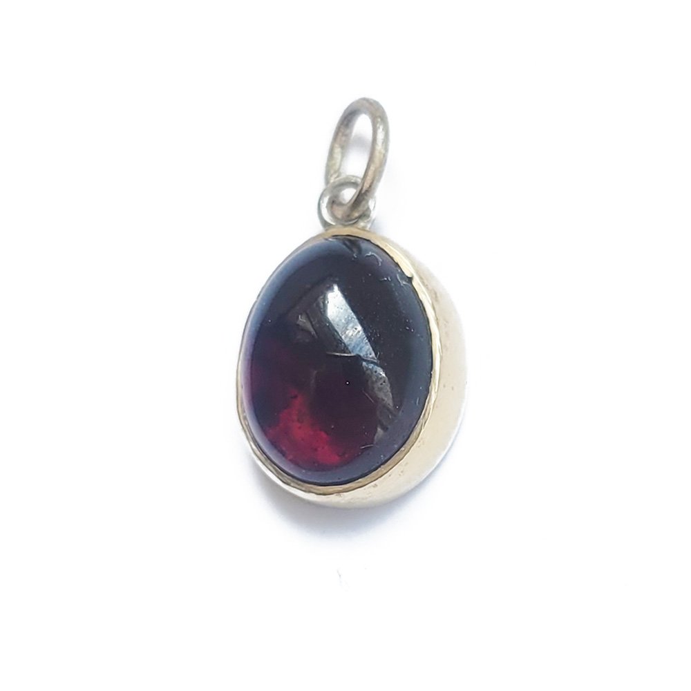Juicy Garnet Cabochon Pendant