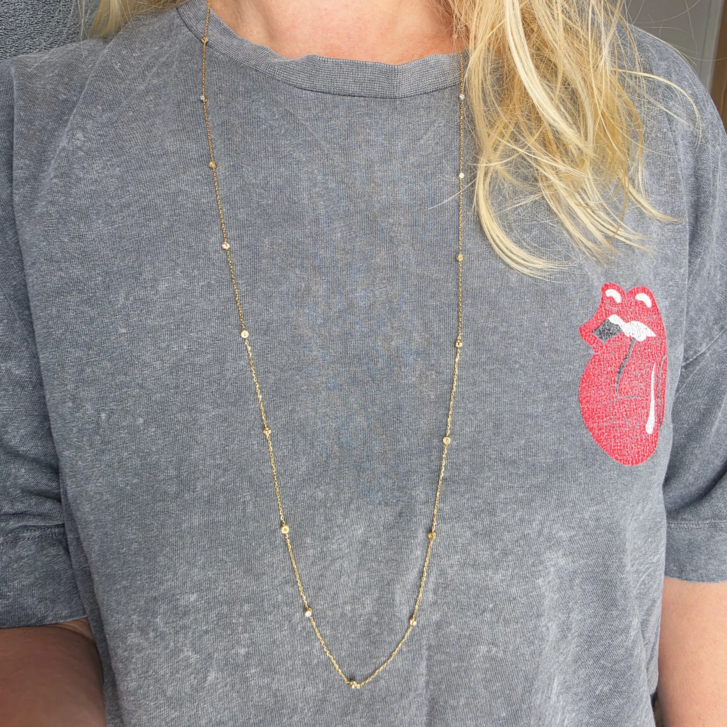Vintage Diamond Station Chain