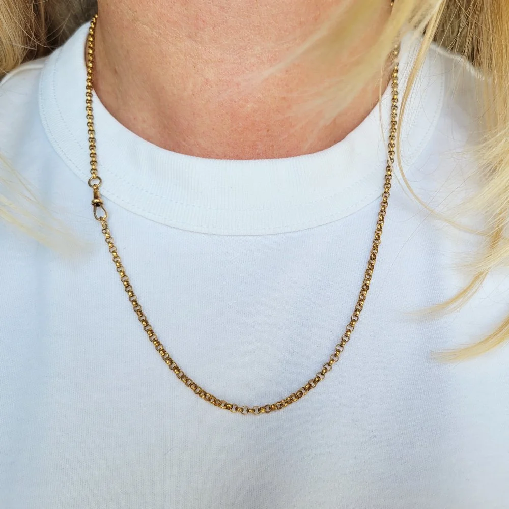 Antique 9ct Baby Belcher Chain