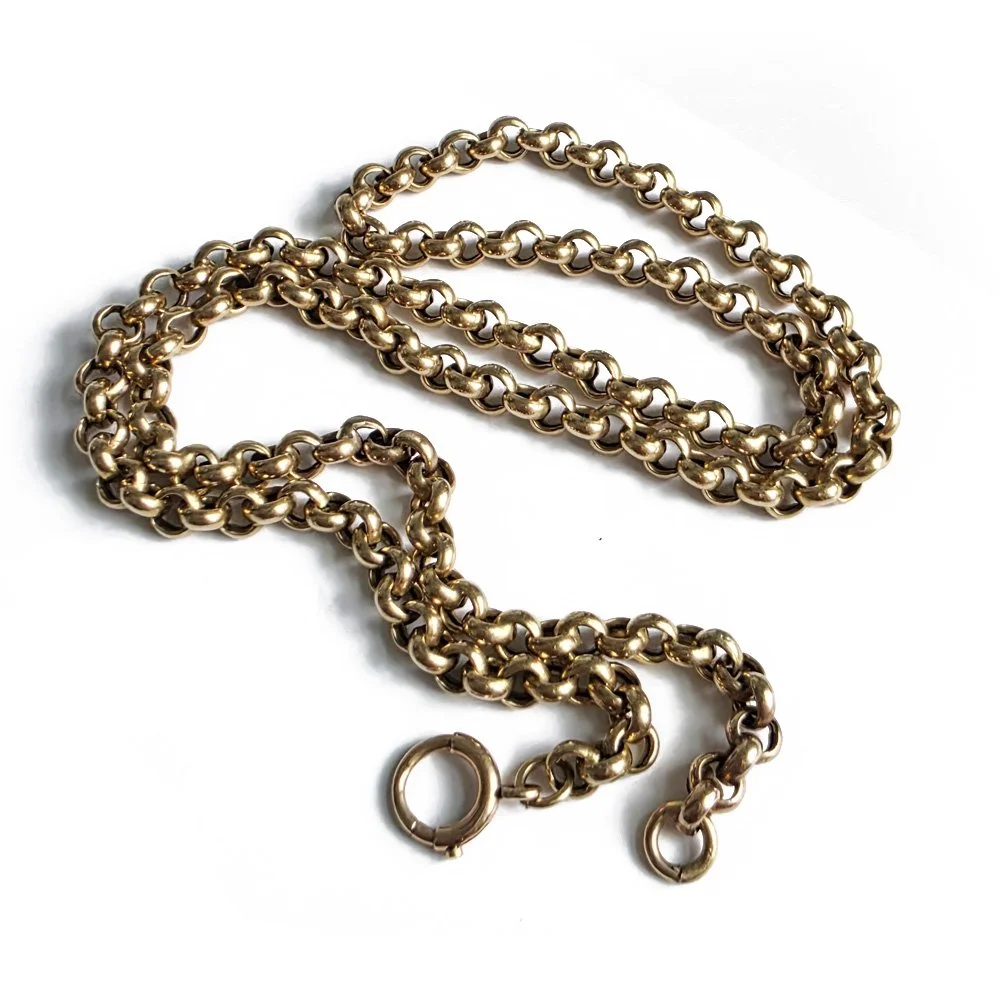 Fabulous Victorian 9ct Gold Rollo Chain