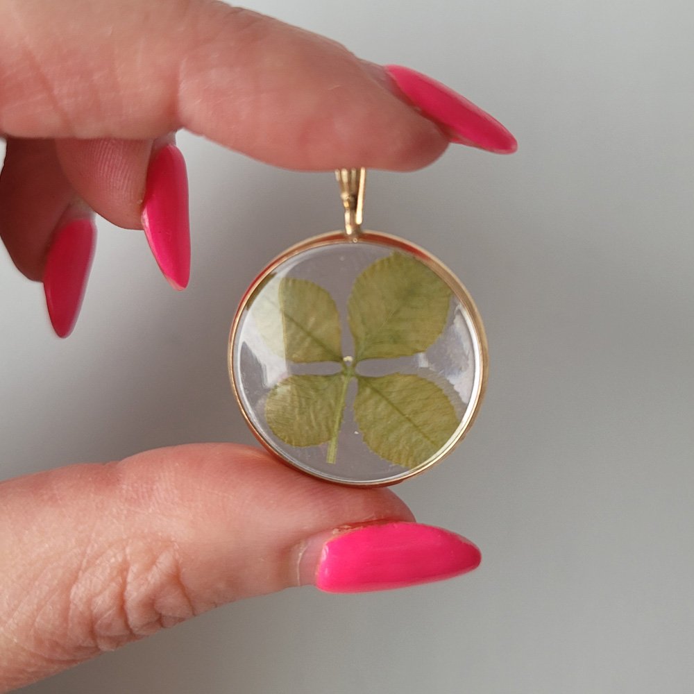 Antique Four Leaf Clover Locket