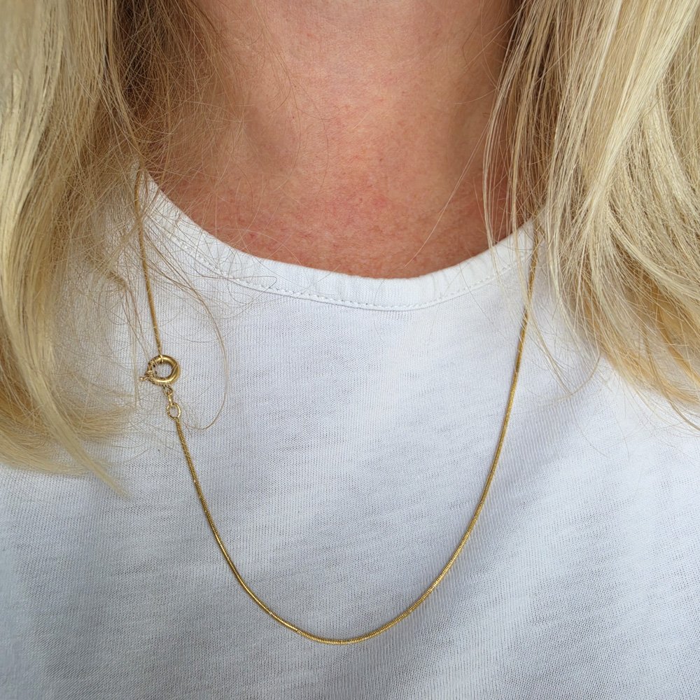 Super Slinky 18ct Gold Bi-Colour Snake Chain
