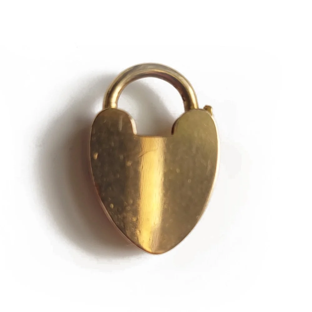 Antique 18ct Gold Heart Padlock