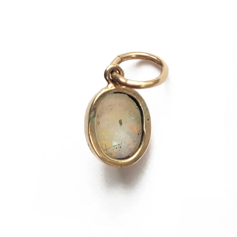 Magical White Opal Pendant