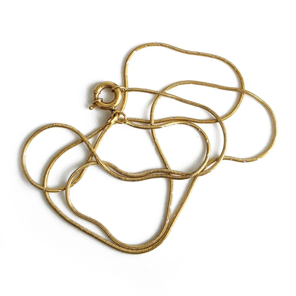 Super Slinky 18ct Gold Bi-Colour Snake Chain