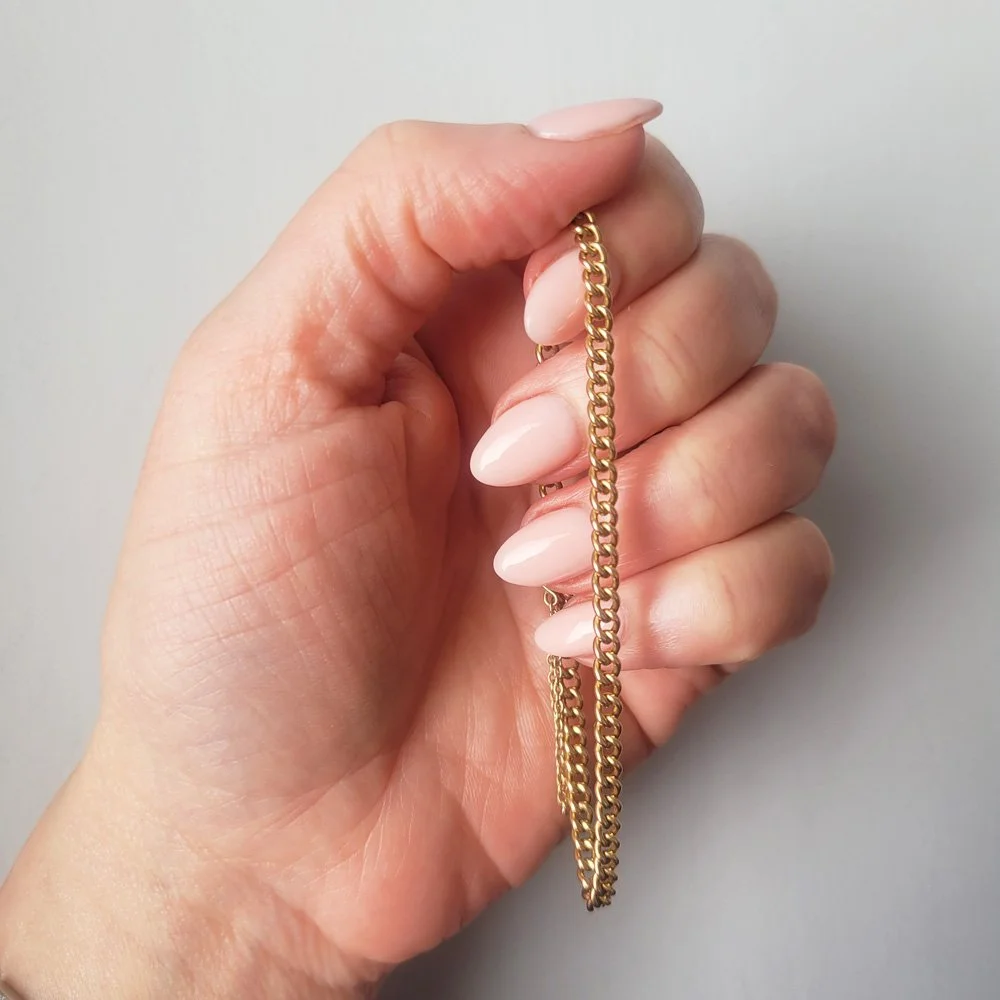 15ct Gold Slim Curb Link Bracelet