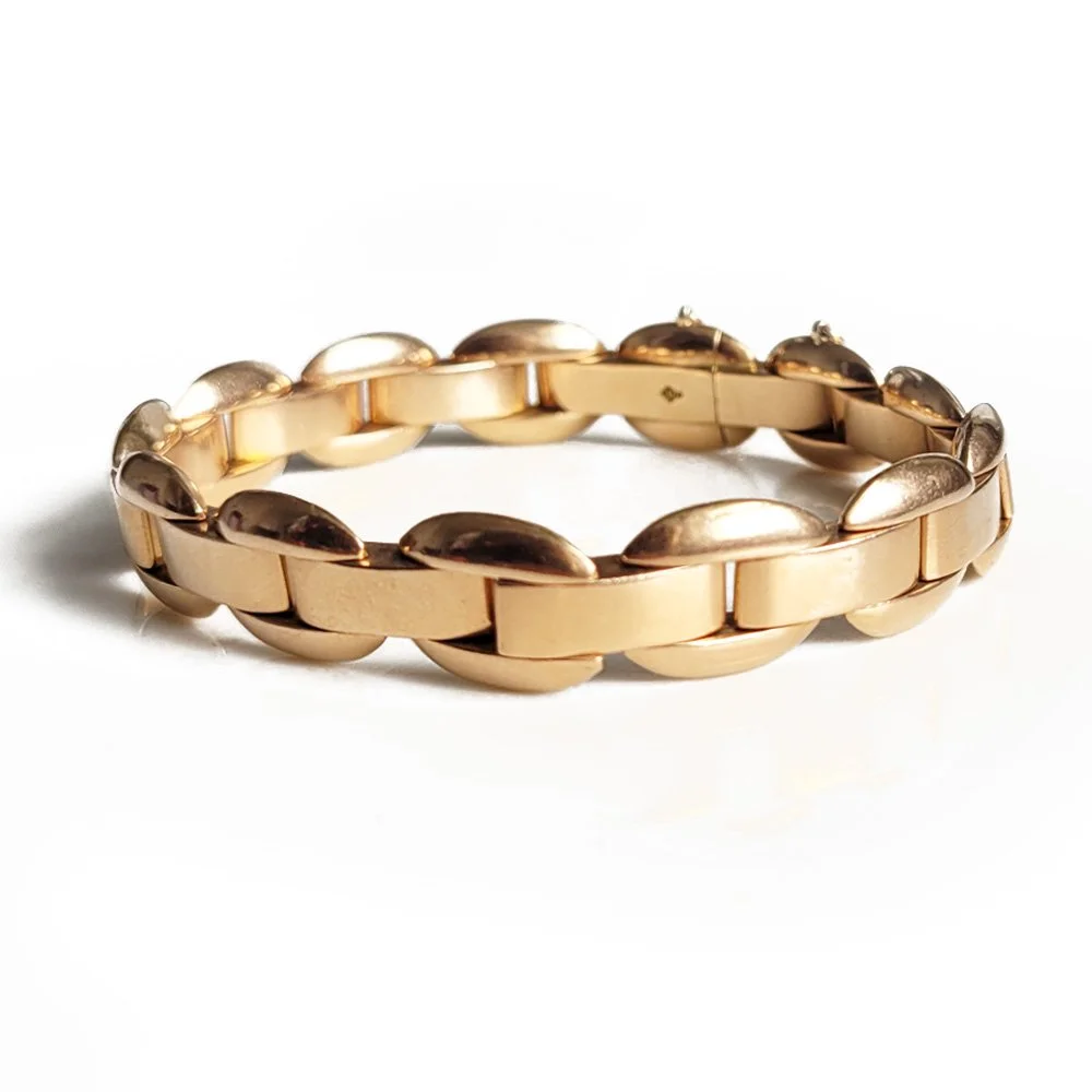 Beautiful Art Deco Rose Gold Bracelet