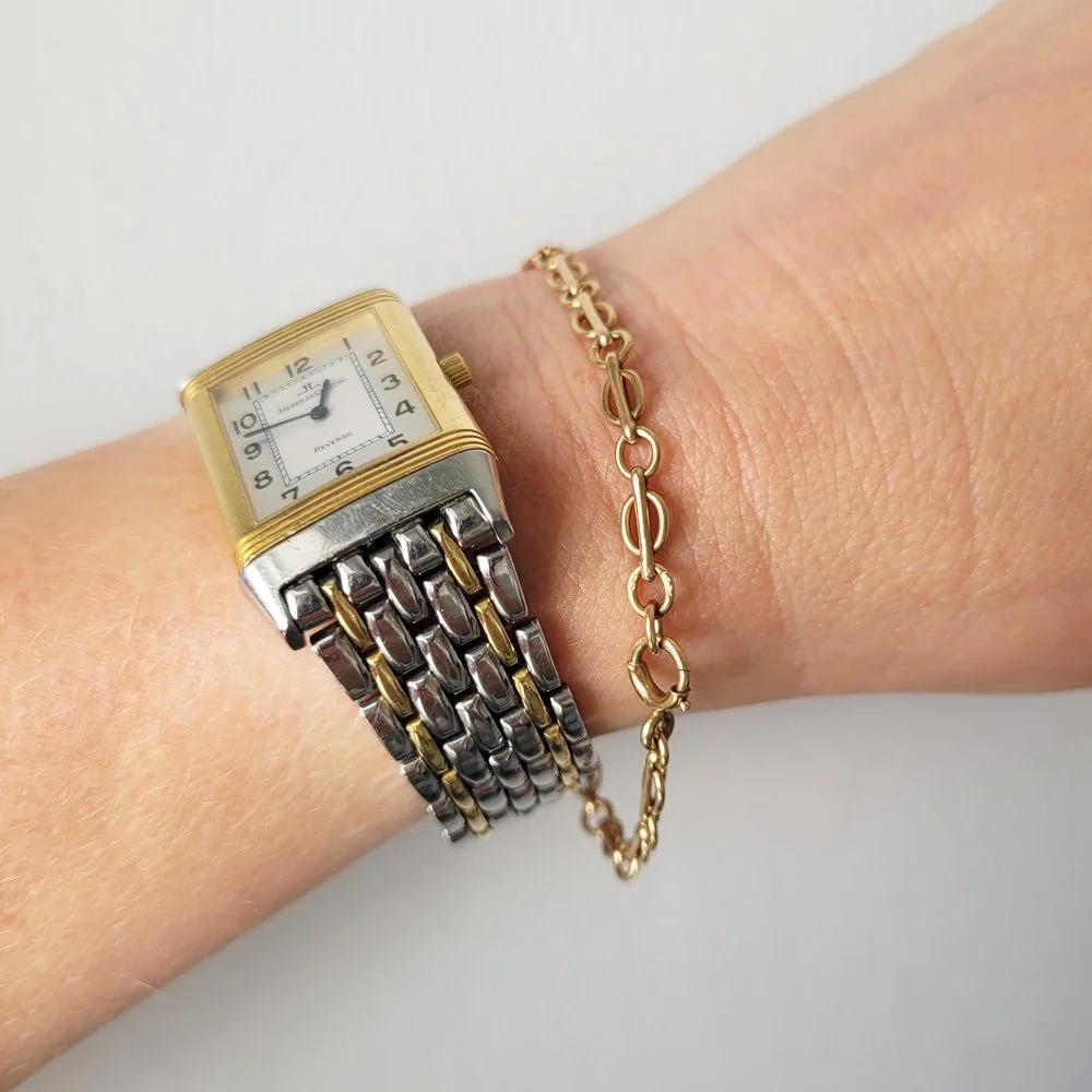 1940s 9ct Gold Fancy Link Bracelet