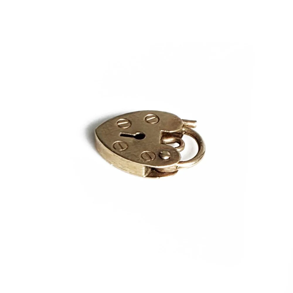 Vintage 9ct Gold Baby Padlock Pendant