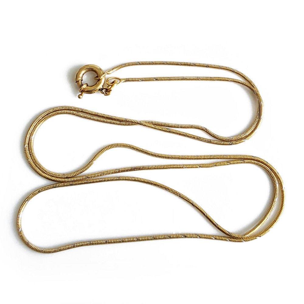 Super Slinky 18ct Gold Bi-Colour Snake Chain