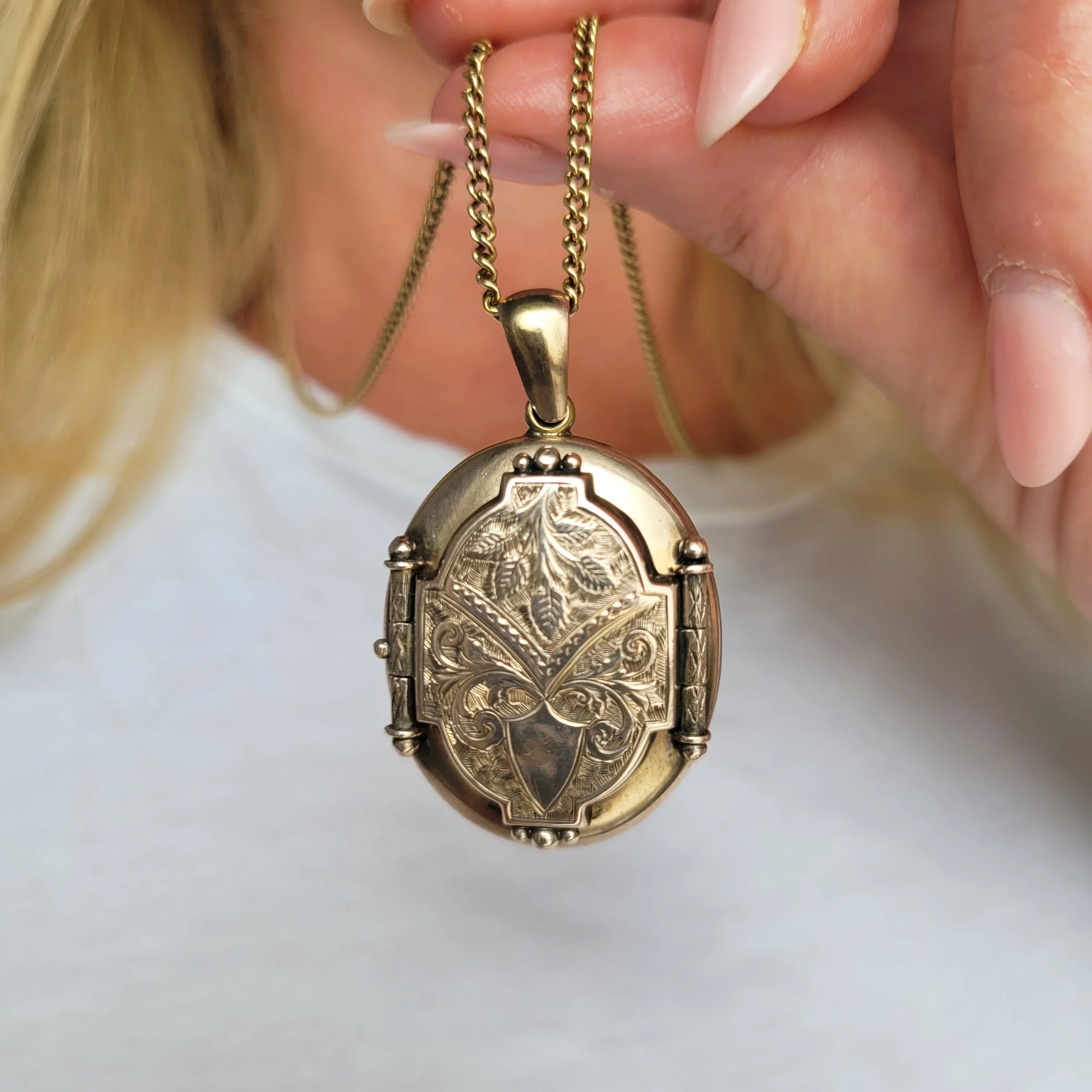 19th Century 6ct Gold 4-Way Locket