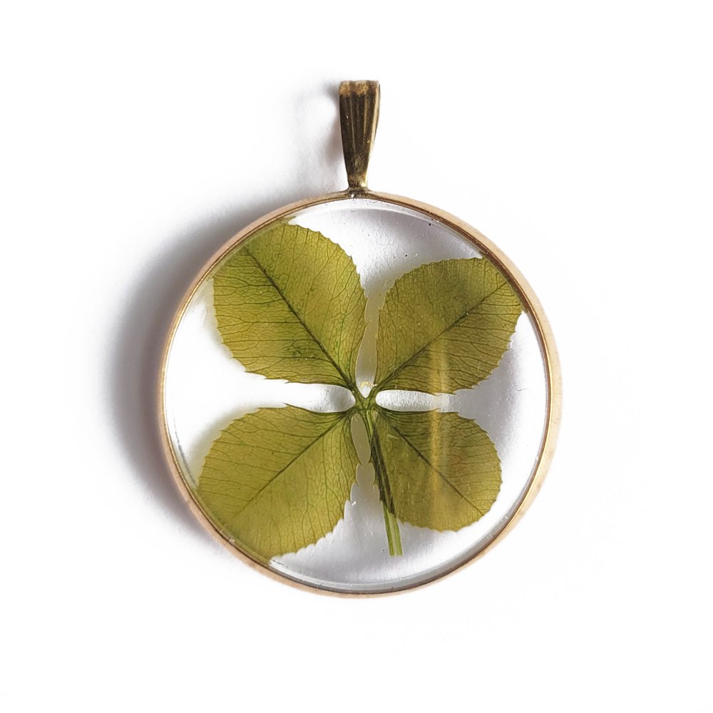Antique Four Leaf Clover Locket