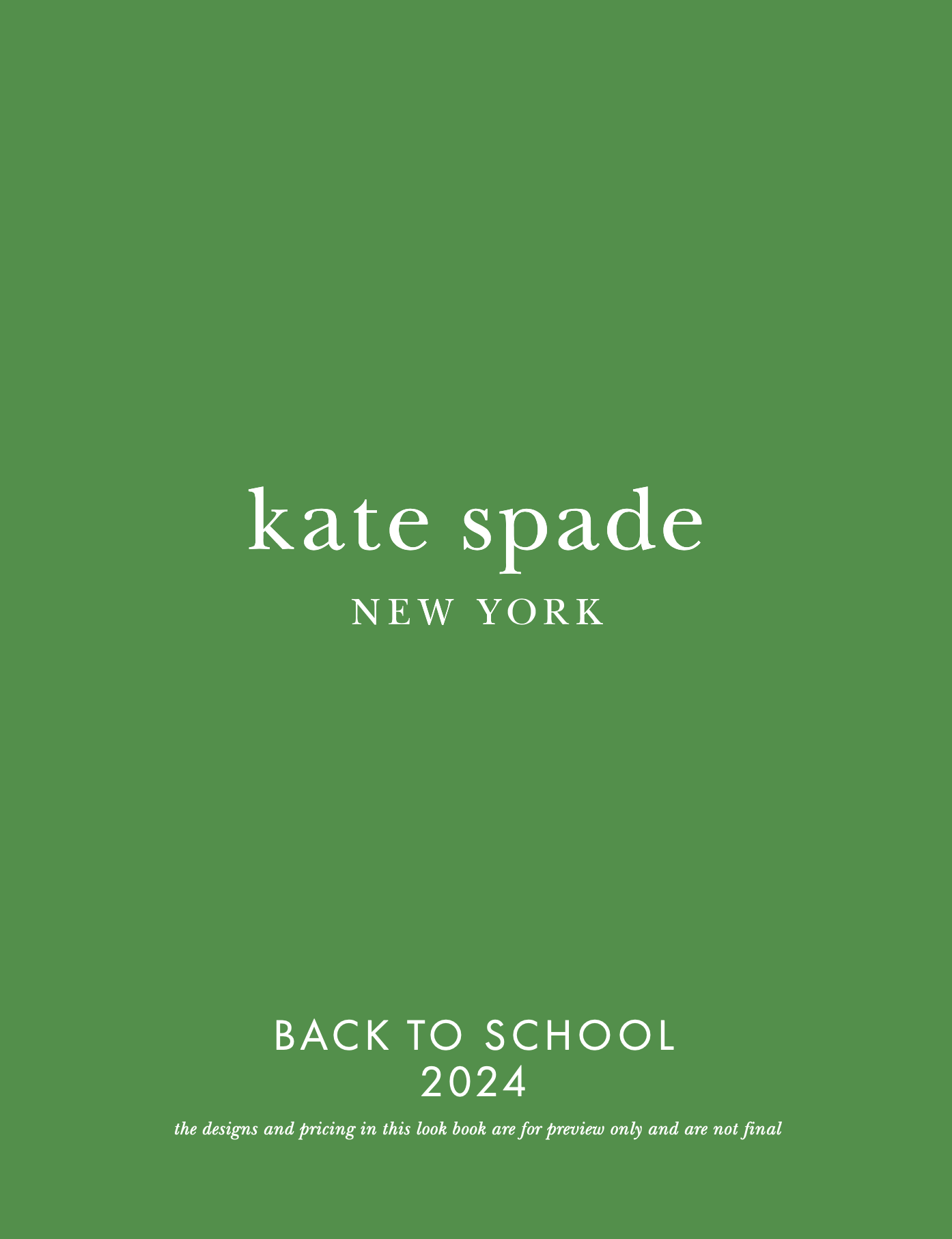 Kate Spade NY | BTS 2024