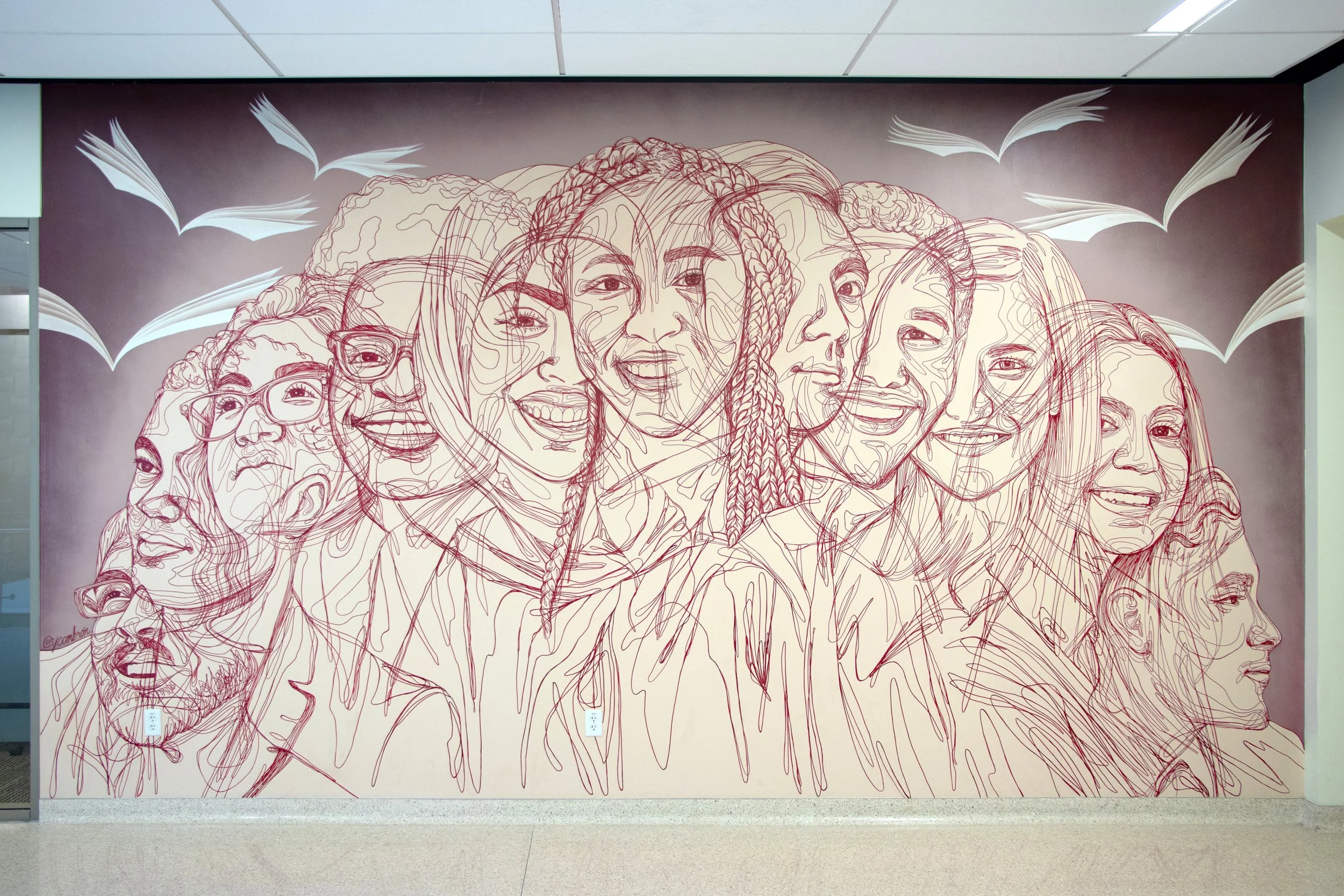 "Somos TAMU I," 2022, Department of Multicultural Services, Texas A&M University, College Station, TX