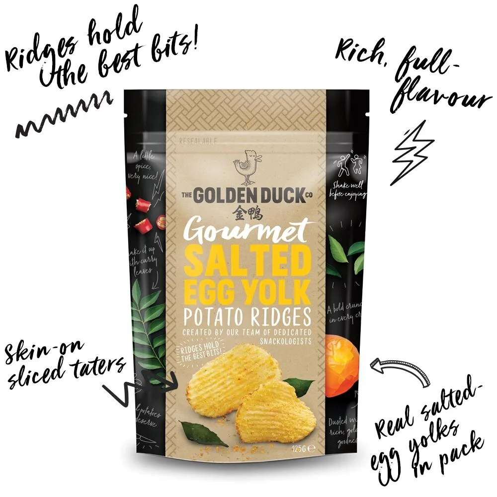 TGD Salted Egg Yolk Potato Ridges 125g