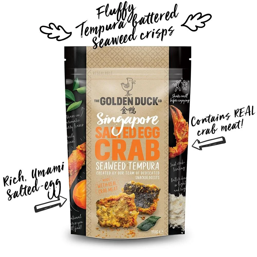 TGD Salted Egg Crab Seaweed 110g