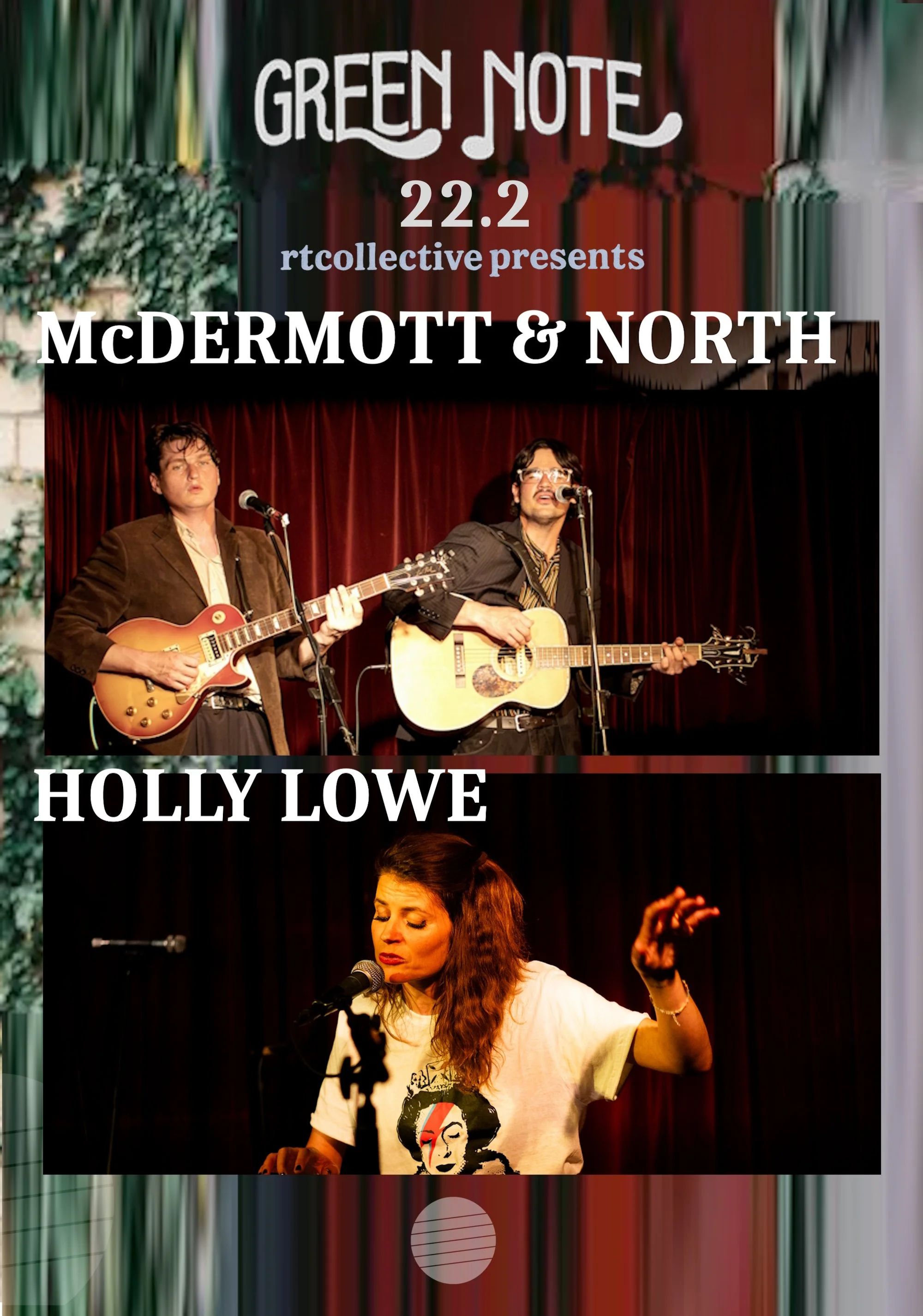 McDermott & North & Holly Lowe @ Green Note 22.2