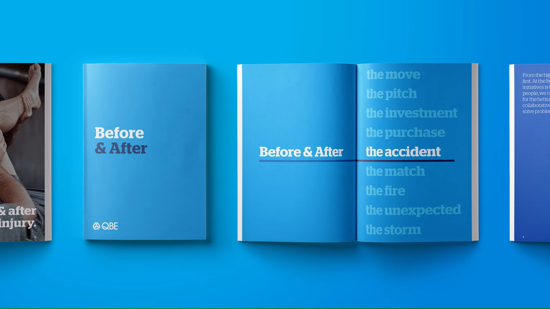 QBE Before & After New brand platform — The Core Agency