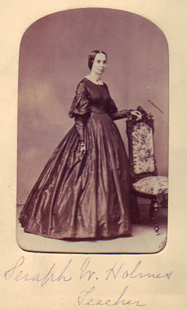 Seraph Warren Holmes, Warrenville’s first teacher