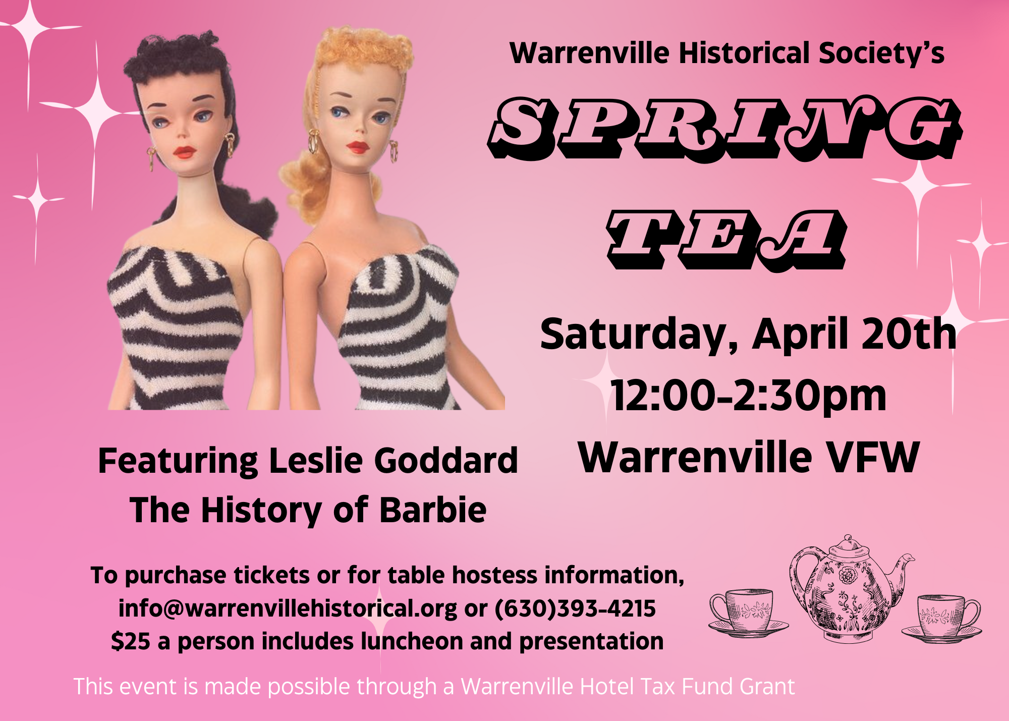 Historical Society's Spring Tea: The History of Barbie