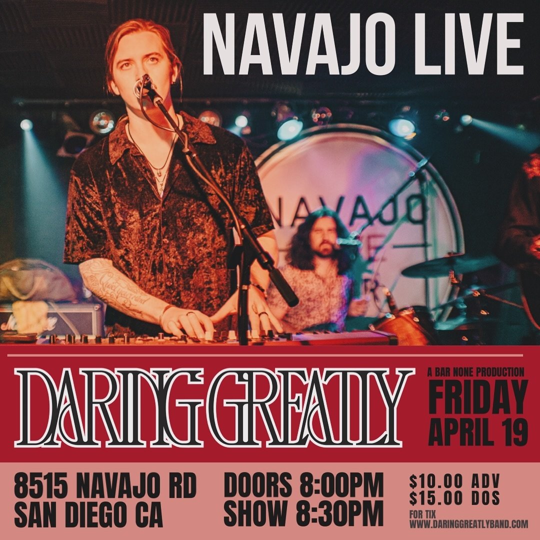 We&rsquo;re thrilled to be back to @navajolive5 on Friday, April 19th, 2024! After an unforgettable sold-out show last February, we can&rsquo;t wait to reunite with all you wild animals!! 🤪🐒 Doors open at 8pm.
Advance tickets are available now for 