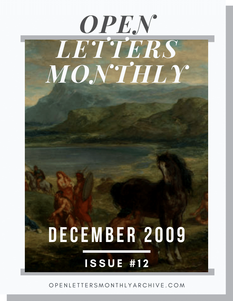 Open Letters Monthly Archive December 2009 Issue 12