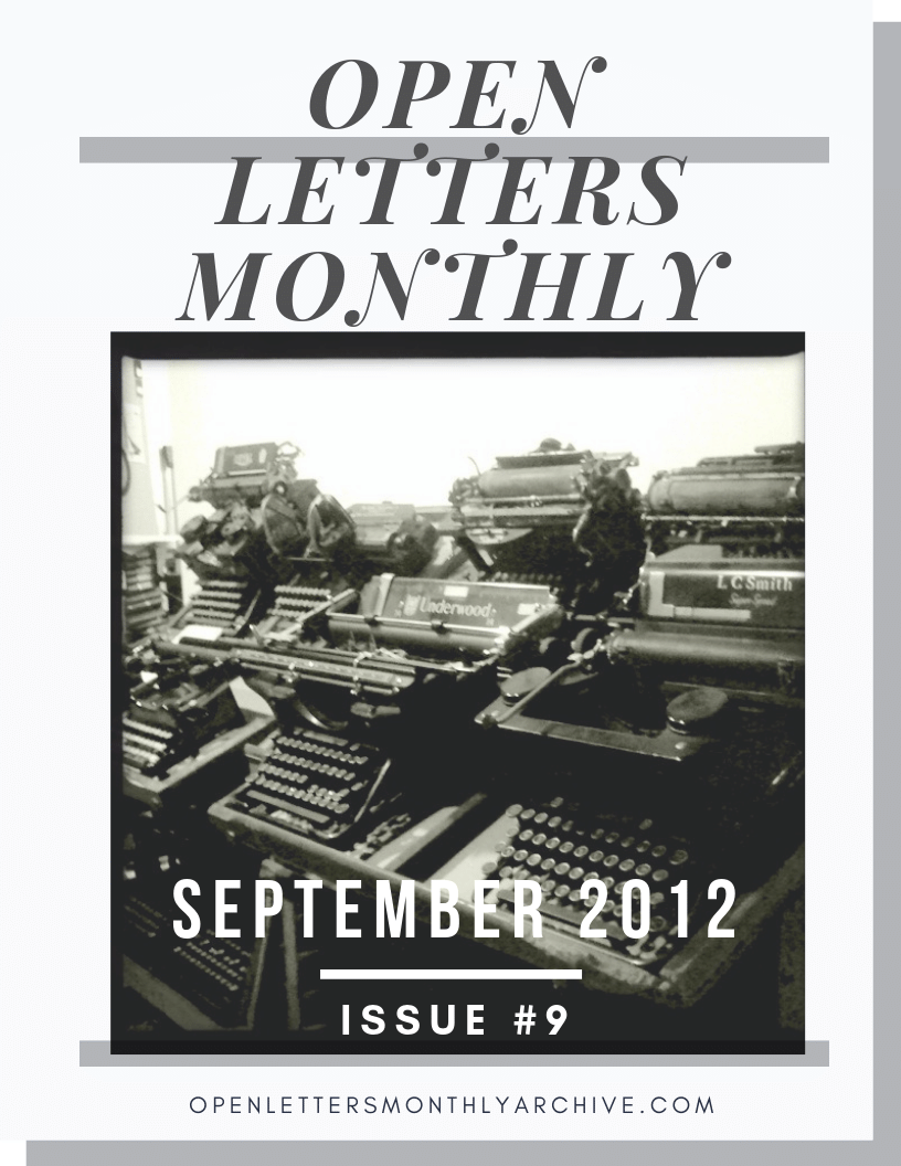 Open Letters Monthly Archive September 2012 Issue 9
