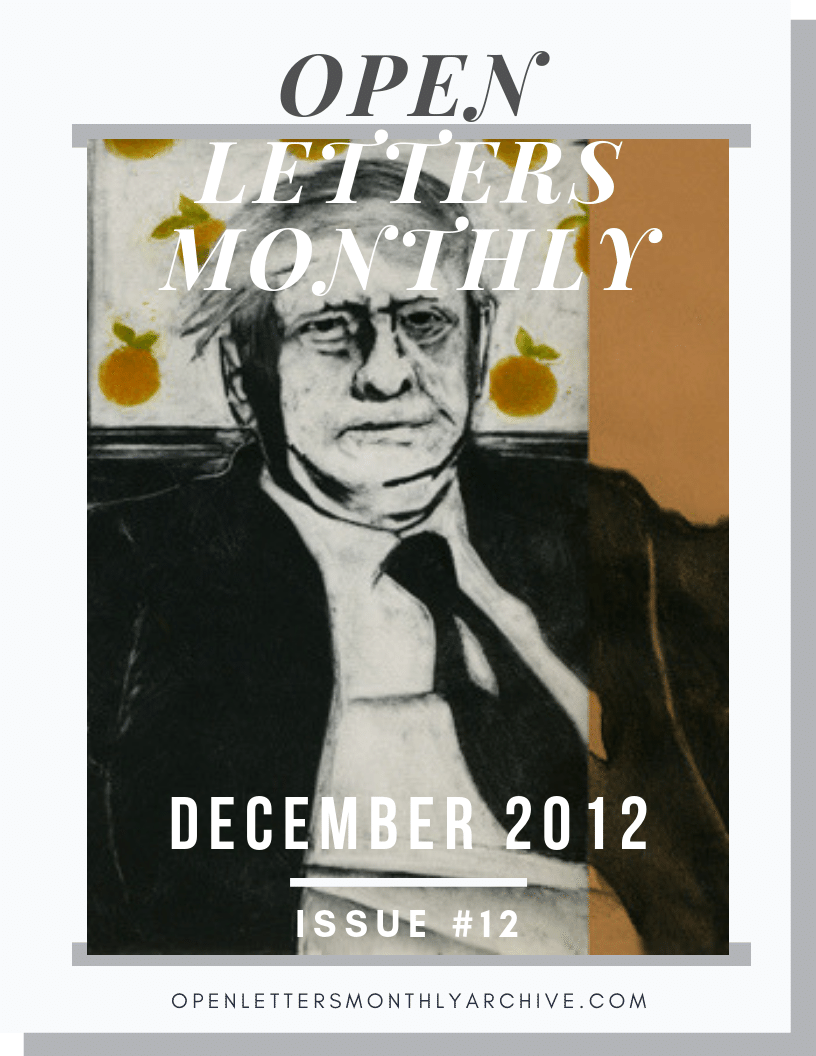 Open Letters Monthly Archive December 2012 Issue 12 