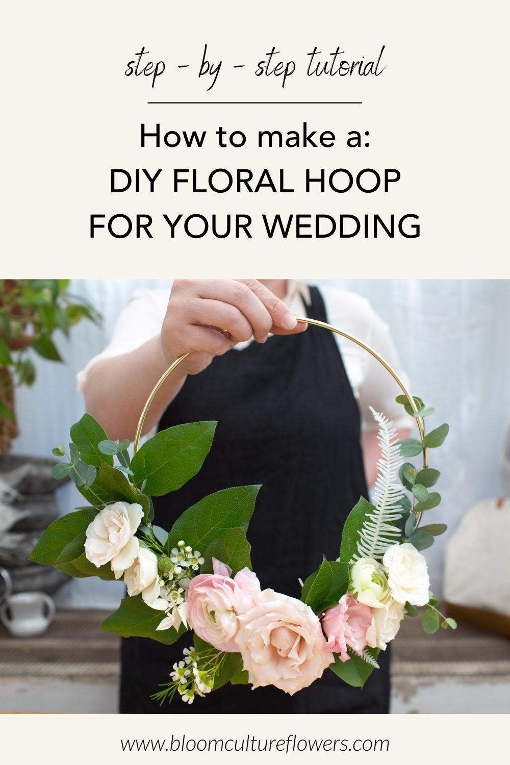 DIY Wedding Flower Hoop — Bloom Culture Flowers A New Way To DIY