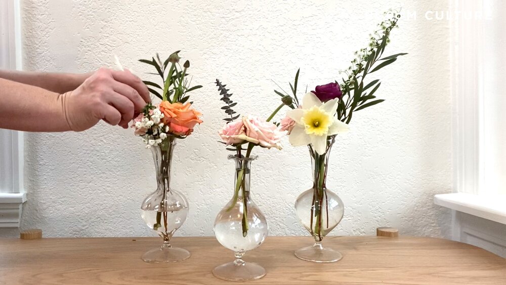 DIY Bud Vases — Bloom Culture Flowers