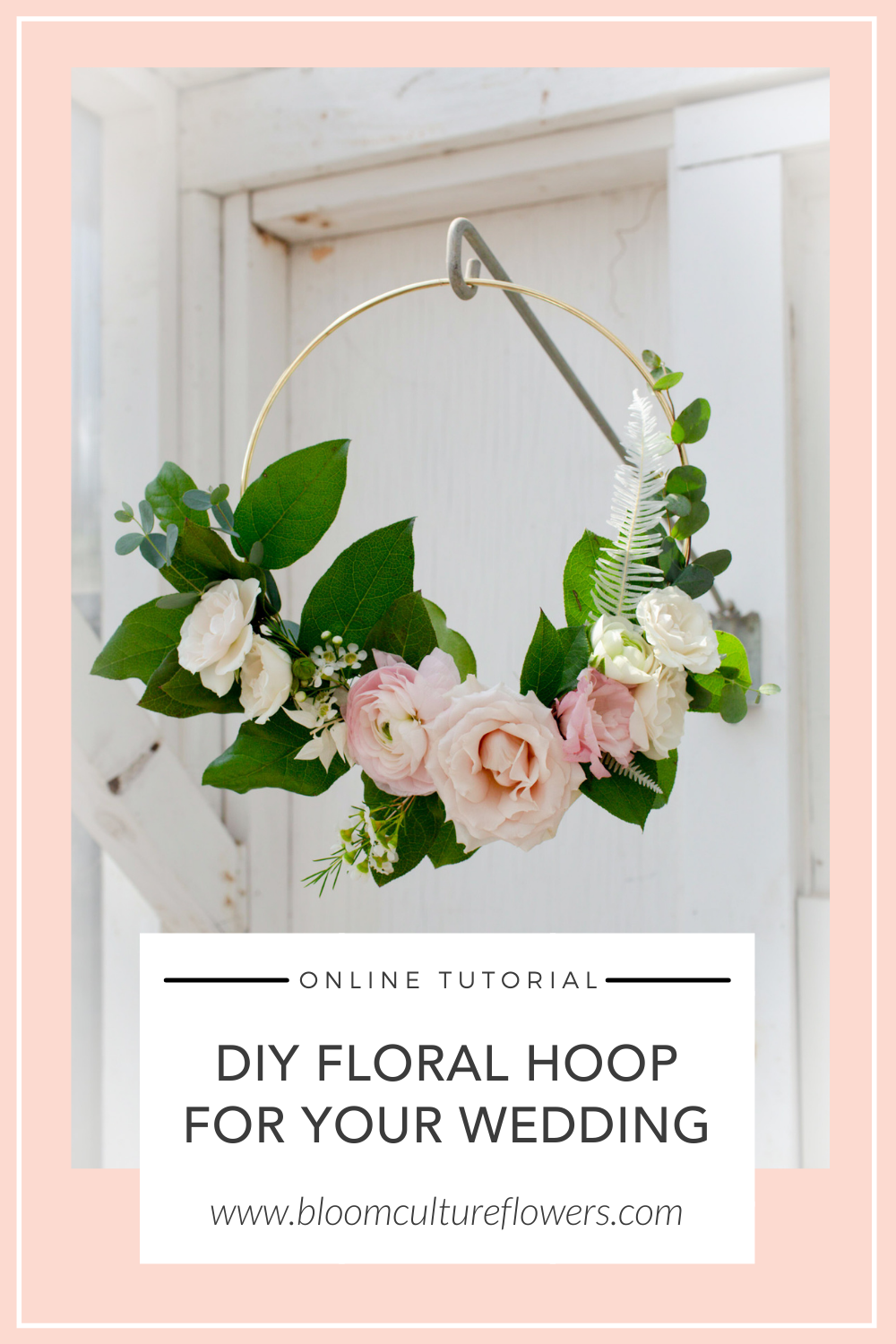 DIY Wedding Flower Hoop — Bloom Culture Flowers A New Way To DIY