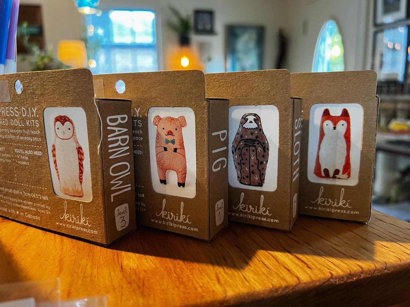 The absolute cutest kits have just arrived in the shop! I audibly gasped when I saw the piggy! But to be honest they are incredibly adorable. They are great for folk of all sewing levels and range from easy to intermediate if you like a little more a
